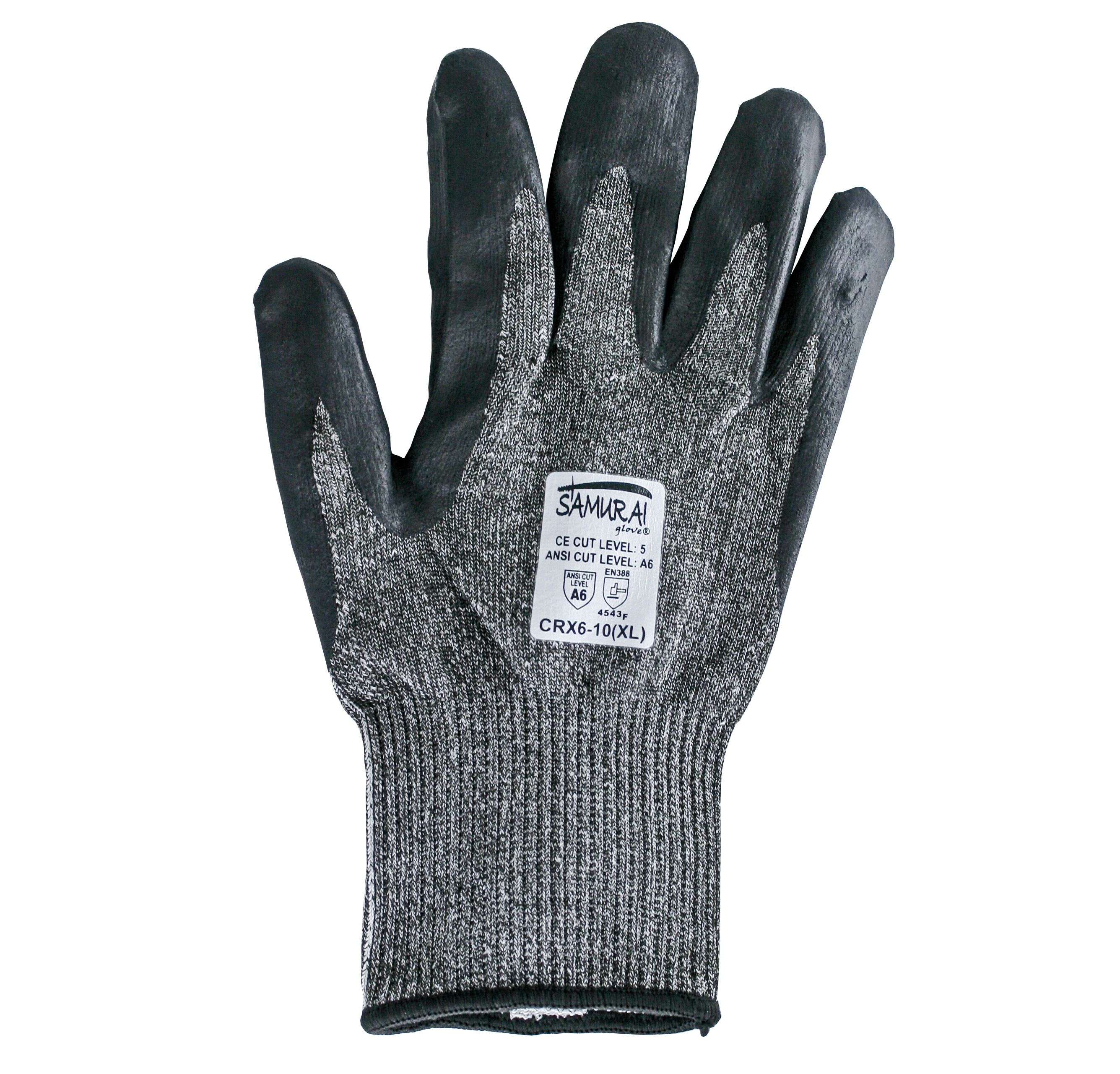 X Large, ANSI Cut Level 6 Cut Resistant Gloves
