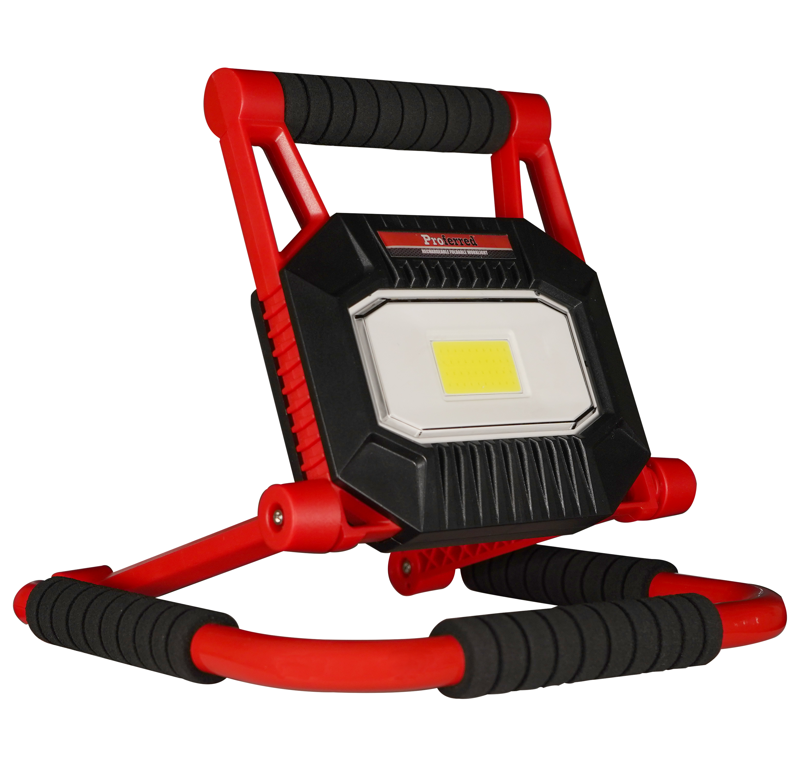 1,400 LUMEN RECHARGEABLE FOLDABLE WORK LIGHT FLASH & WORK LIGHTS
